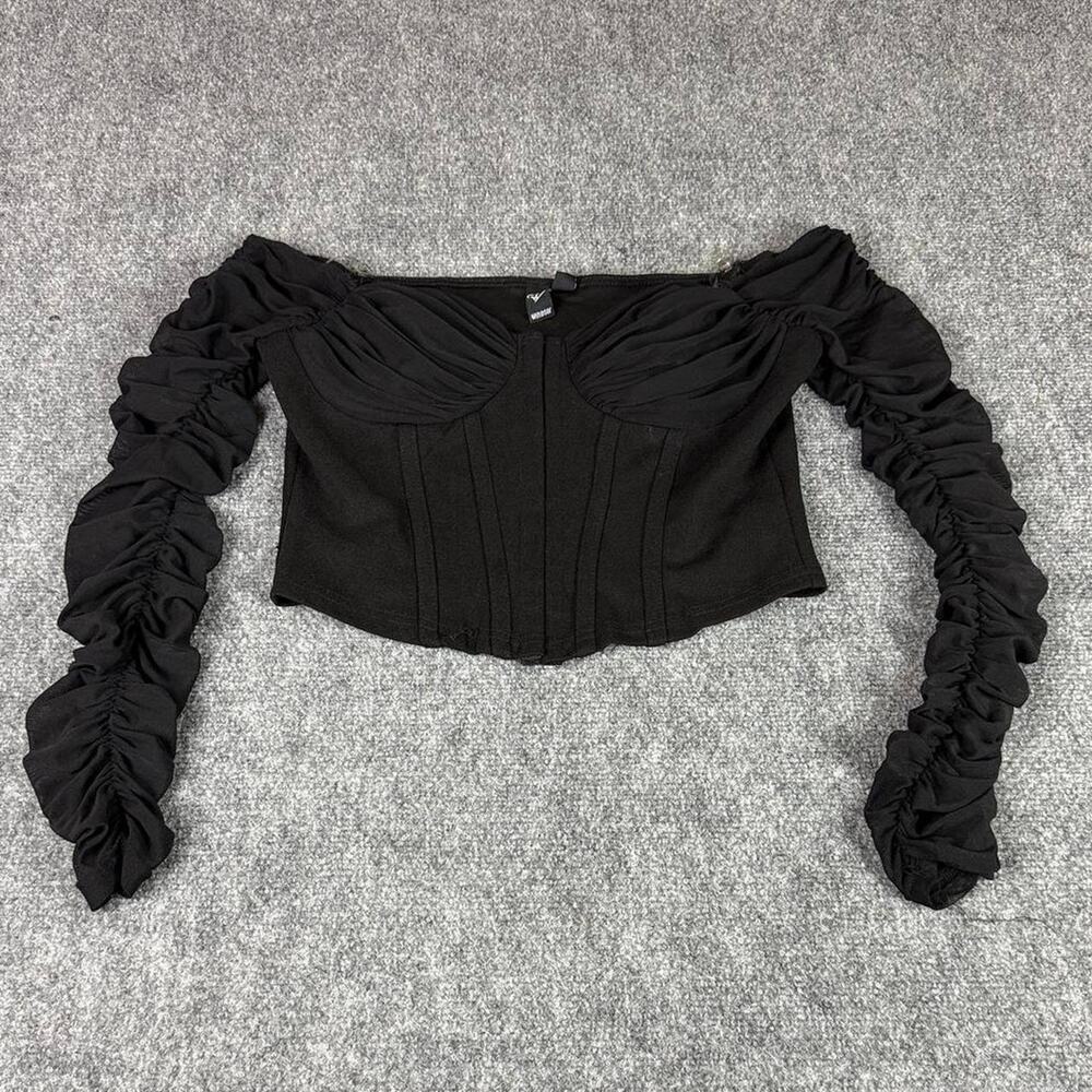 black off the shoulder top - Picture 1 of 5